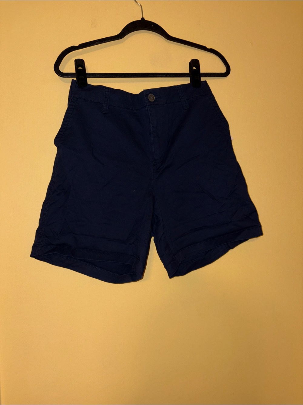 Old Navy Women’s Dark Navy Flat-Front Shorts